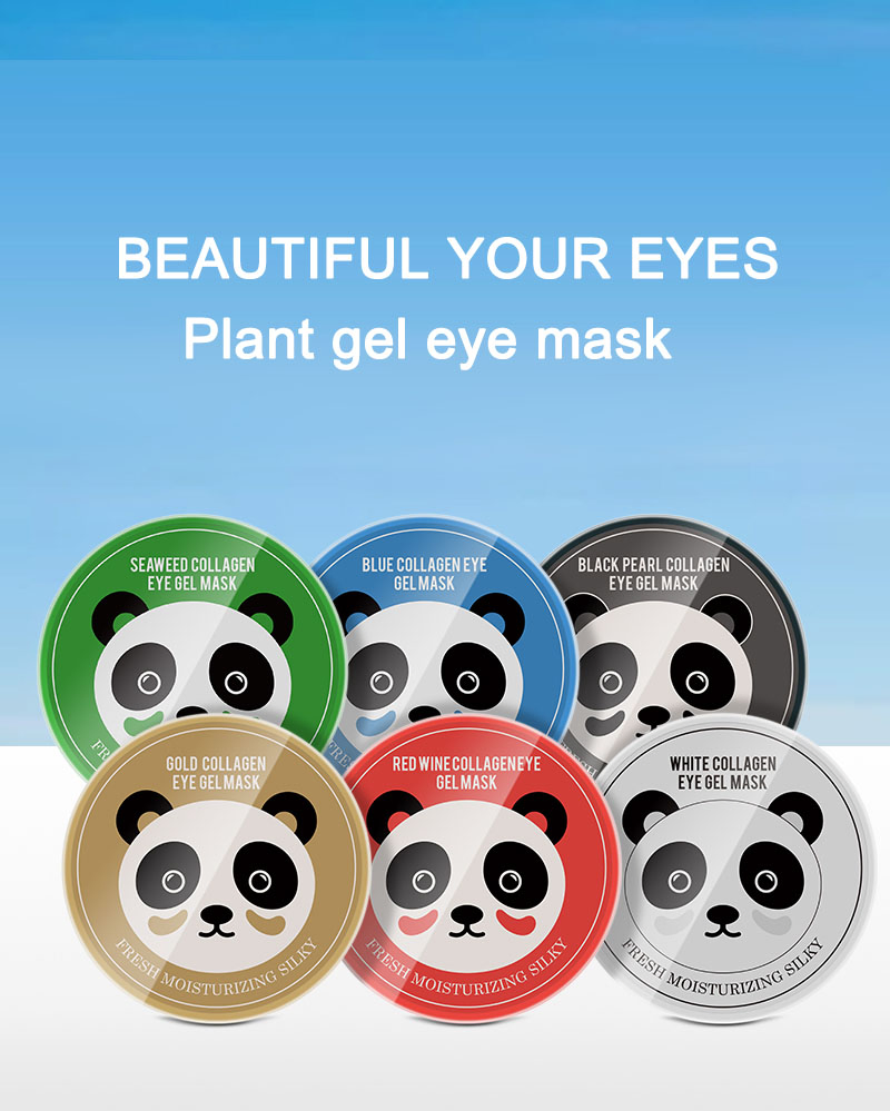 Skin Care Gold Eye Mask 30-Pairs Green Collagen Masks Retinol OEM Eye Mask Patch