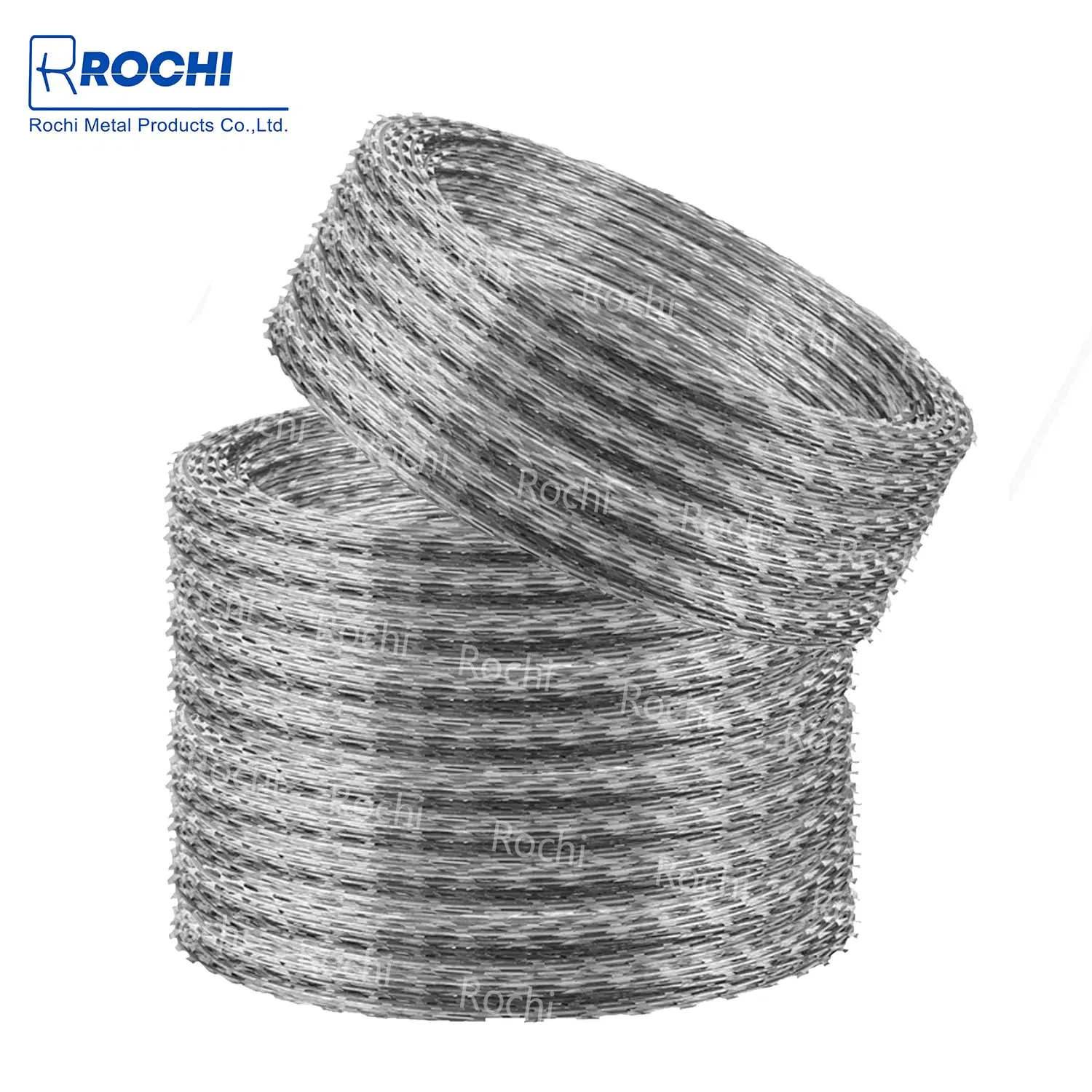 Factory Wholesale Bto-22 Hot Dipped Galvanized Concertina 0.5mm Thickness 450mm Razor Barbed Wire for Fence Protection