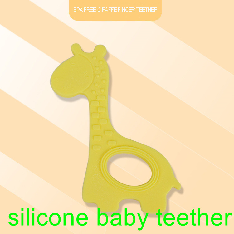 BPA Free Silicone Baby Teether Infant Finger Fruit Teether
