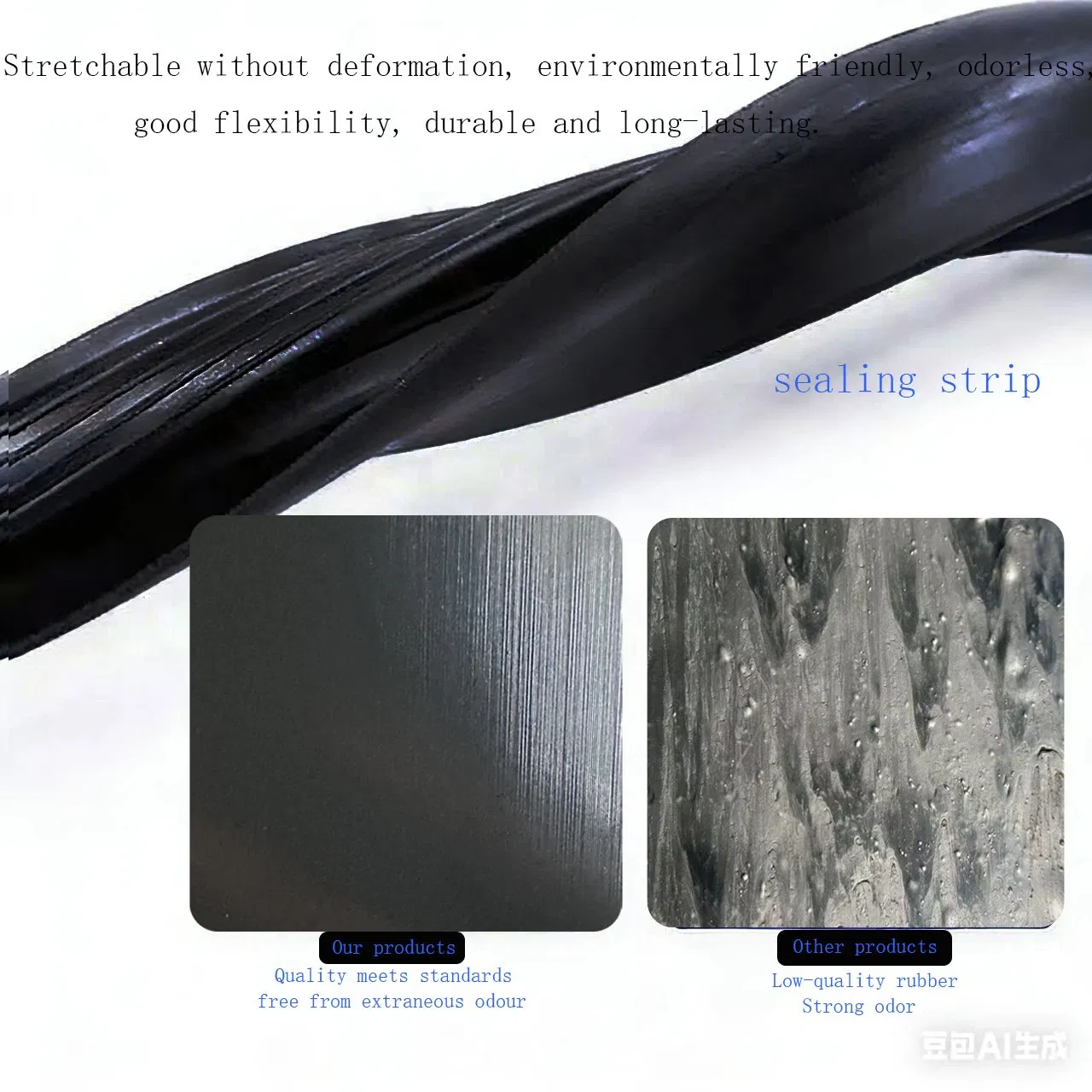 EPDM Резиновый Уплотнитель Двери и Окна Автомобиля