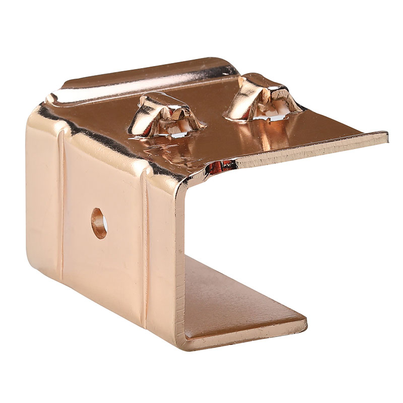 Metal Rose Gold Bracket U Type Gray Furniture Fittings Bracket