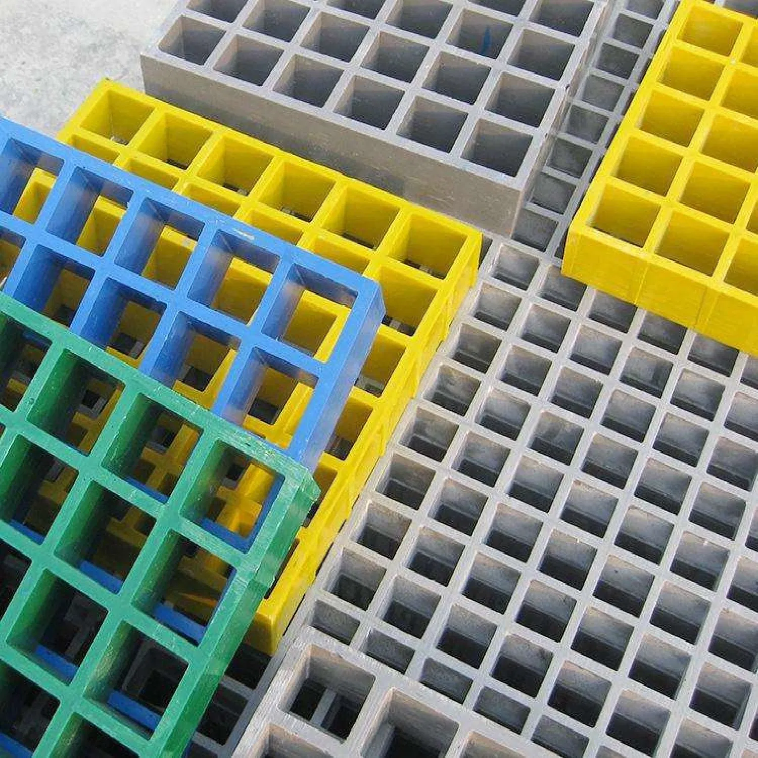 Trench Drain Fiberglass Reinforced Plastic Steel Grating for Roadside Gutters FRP Grating Floor Grating Bar Grating