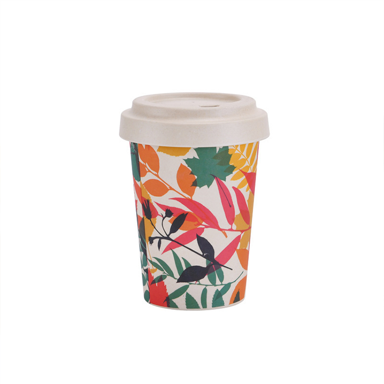 Custom Printed Eco-Friendly Reusable Biodegradable Wooden Fiber Plant Fiber Coffee Mugs Cups