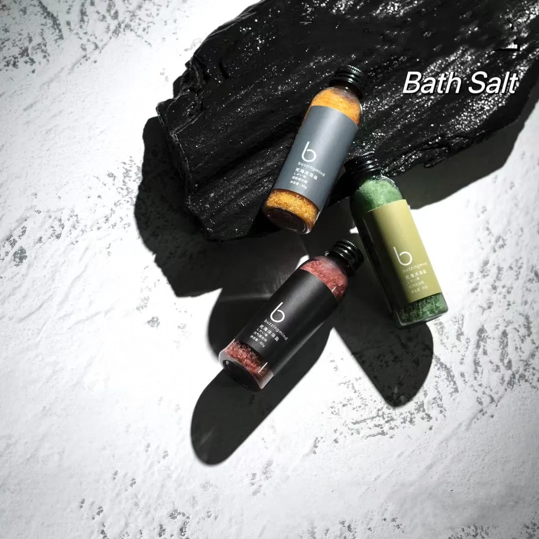 OEM Private Label Free Sample Foot Soak Himalayan Hotel Pink Relax Natural Dead Sea Salt Lavender Bath Salt
