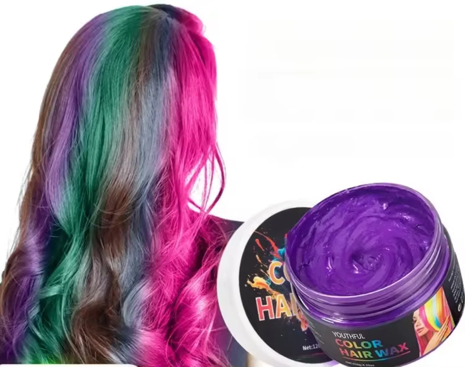 Organic Ingredient Temporary Hair Color Wax
