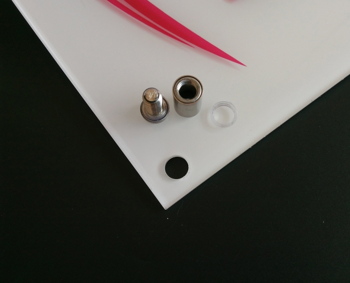 High Quality Wall Mounted Acrylic Plastic Billboard with Customized Logo Printing