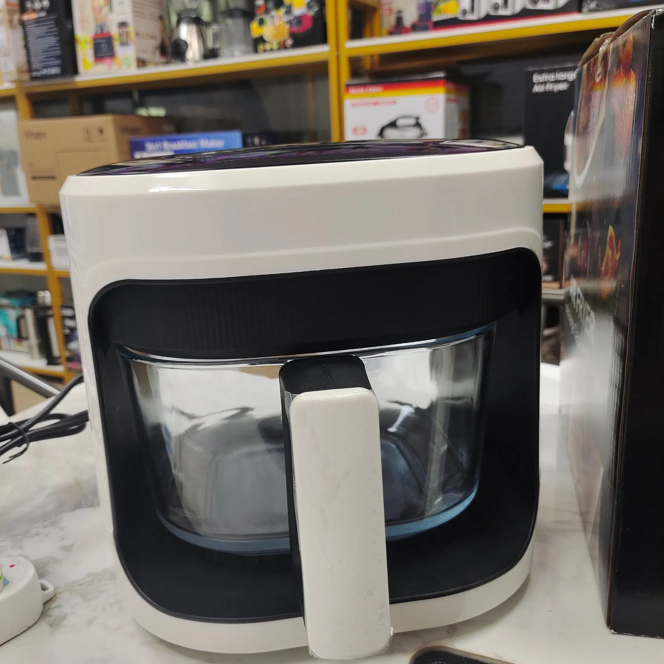 China Factory Visible Air Fryer Glass Air Fryer Glass Bowl Air Fryer with Glass Air Fryer Oven Air Fryer with Glass Basket Wholesale Price