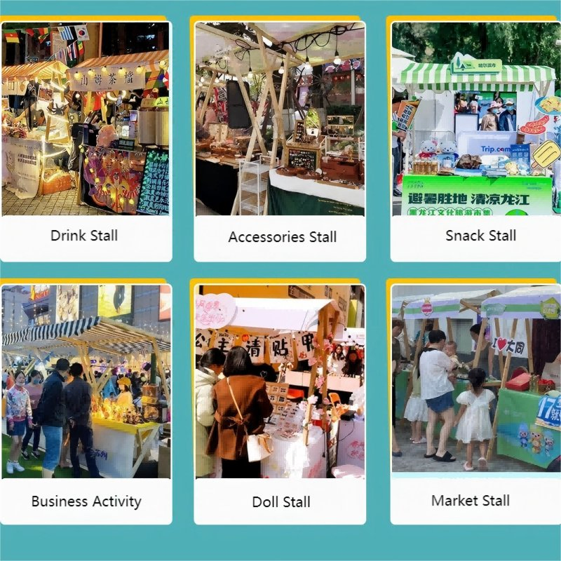 Customizable Market Vertical Folding Floor Standing Advertising Promotion Wooden Stand