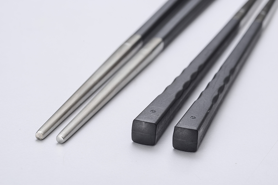 Reusable Melamine Splicing Stainless Steel Chopsticks 9.5 Inch Japanese Korean Chopstick