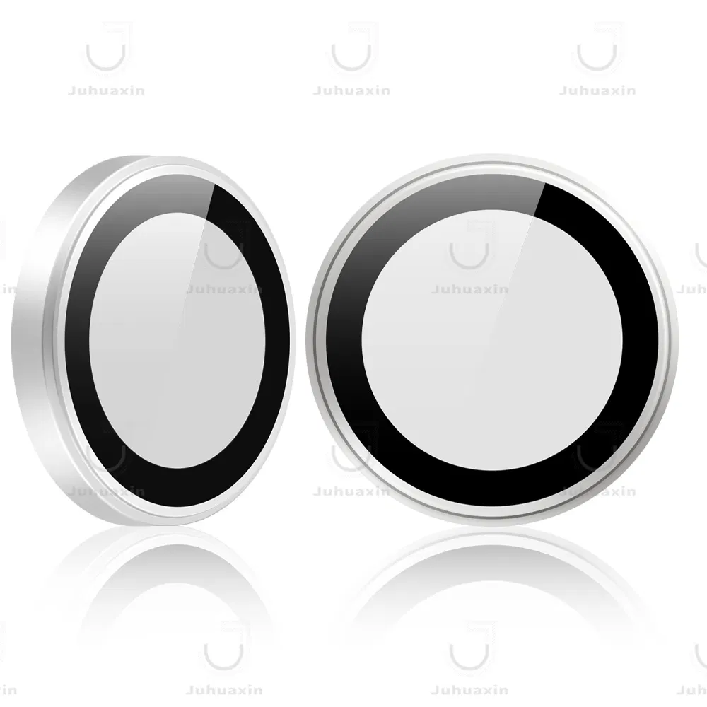 2026 Wholesale OEM Electroplatear+Af Glass Metal Ring Lens Protective Film for iPhone 15 14 13 12 11 PRO Max Metal Cover Lens Protection