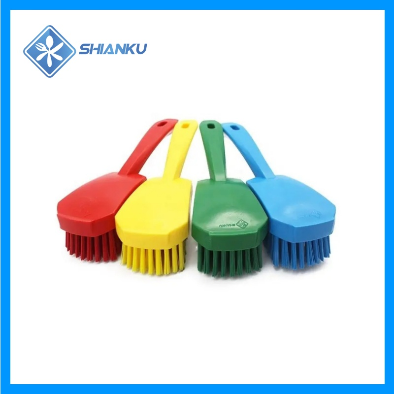 Shianku Industrial Food Grade Short Hand Brush Scrub Brushes Hand Scrubber Brushes
