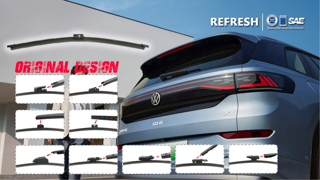 Refresh 10-18" Universal Rear Wiper Blade Multi-Fit