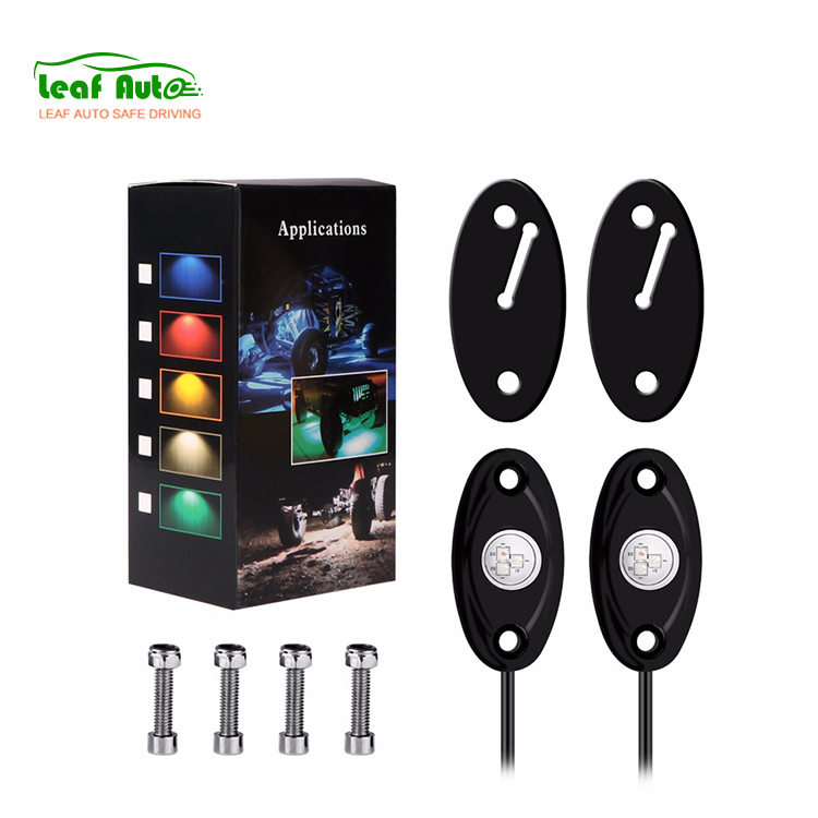 4 подвесных RGB светодиодных прожектора для внедорожников