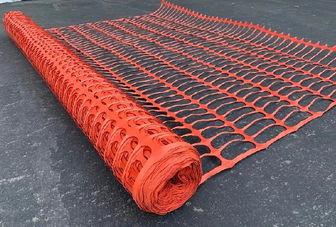HDPE Plastic Orange Barrier Fence Garden Safety Net