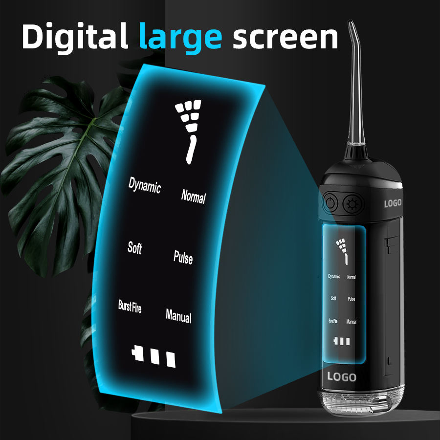 Water Flosser 140psi High Pulse Small Oral Irrigator 180ml Tank Water Jet Flosser H2O Oral Irrigator