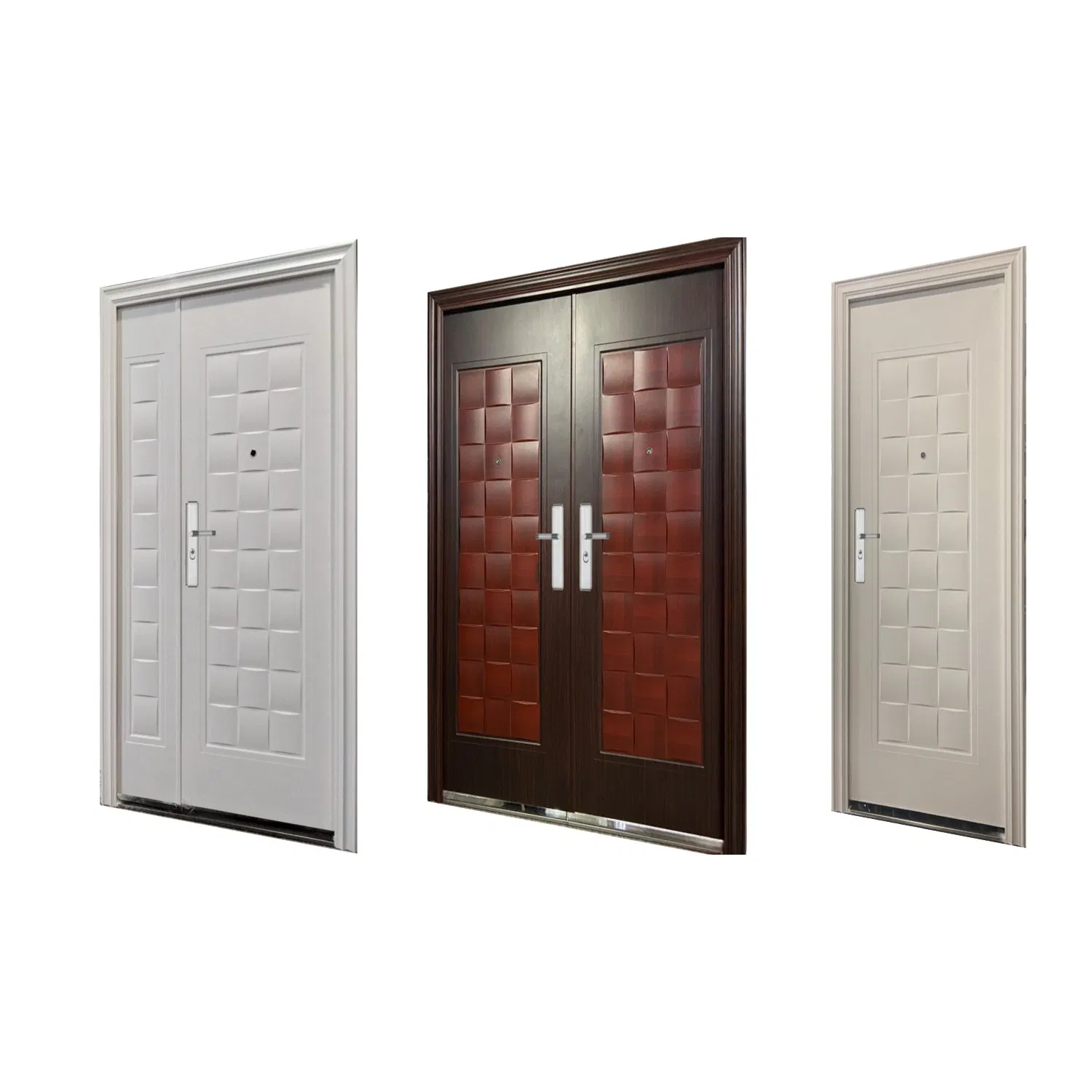 Tof Southeast Asia Glvanized Interior Wooden Moulded Doors Customized