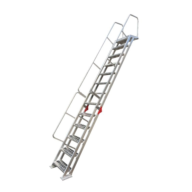 Aluminum Metal Tool Step Stair Ladder Top Grade Telescopic Aluminum Ladder