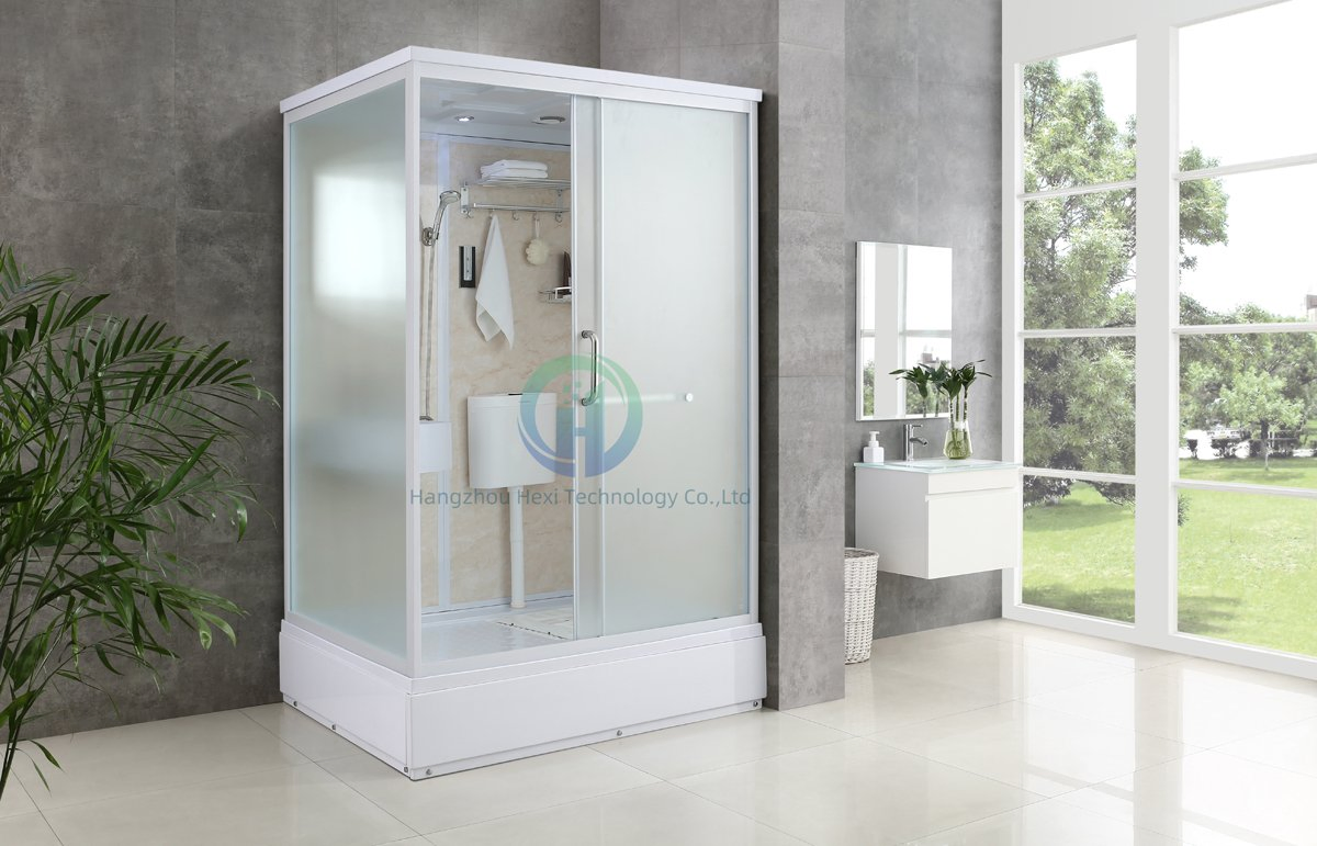 Most Convenient Sanitary Ware Prefab Toilet Bathroom Concealed Integrated Capsule Bathroom