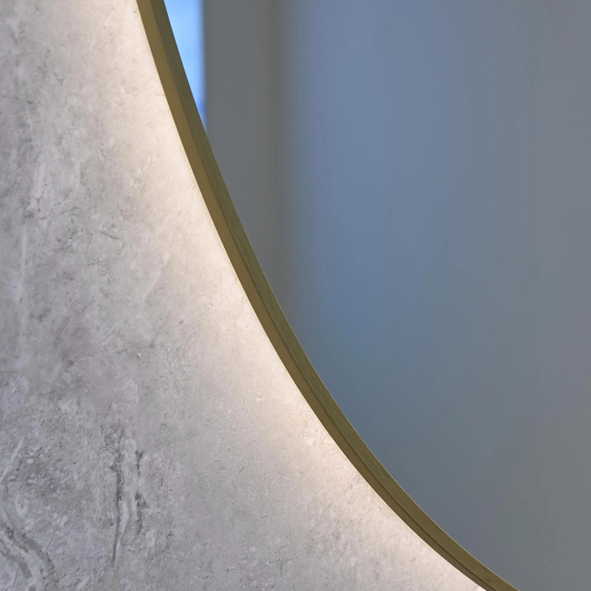 Backlit LED Export Quality Contemporary 60X80 Hotel Bathroom Oval Mirror