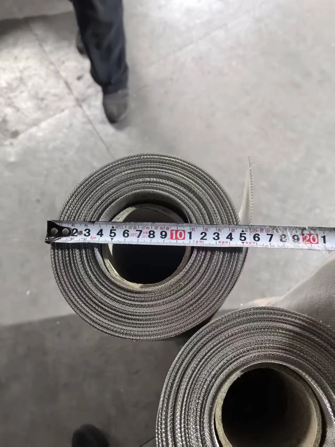 316 1-500 Mesh Stainless Steel Plain Twill Dutch Knitted Wire Mesh Metal