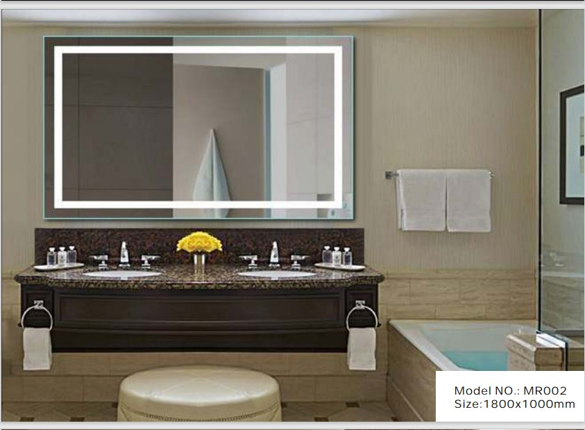 Home/Hotel Modern Decoration Furniture Wall Mounted LED Mirror