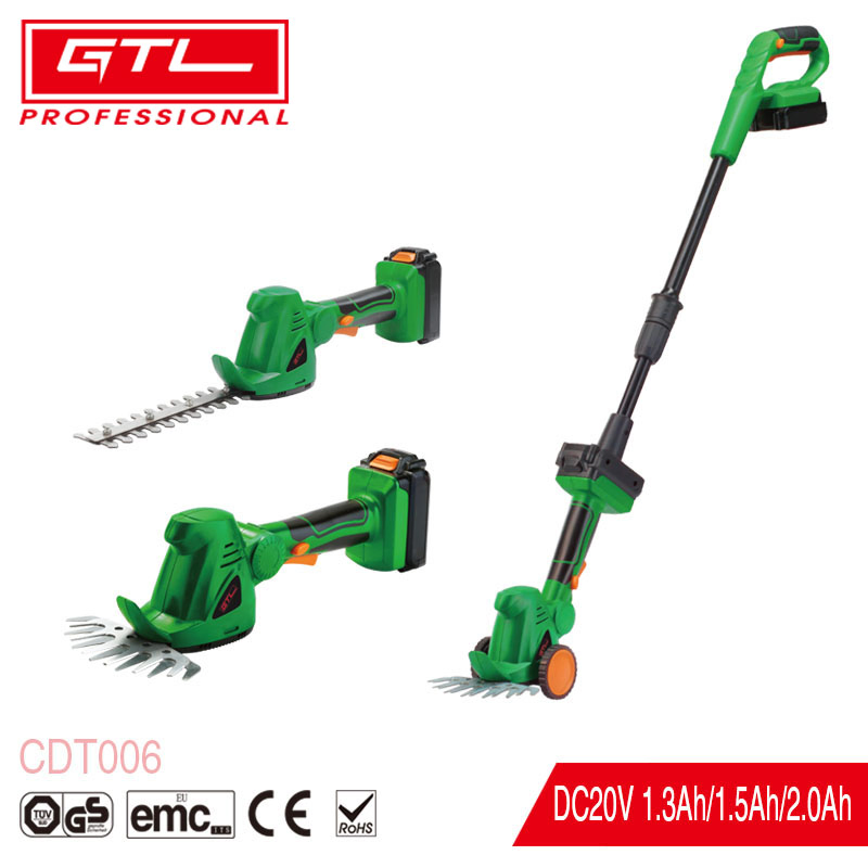 2 in 1 Handheld Cordless Grass Shear & Hedge Trimmer for Garden (CDT006)