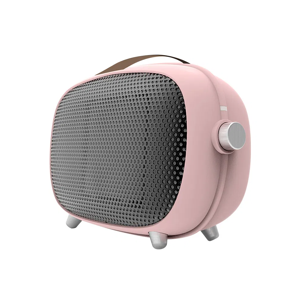 Space Fan Heater Small PTC Ceramic Heater with Tip-Over and Overheat Protection
