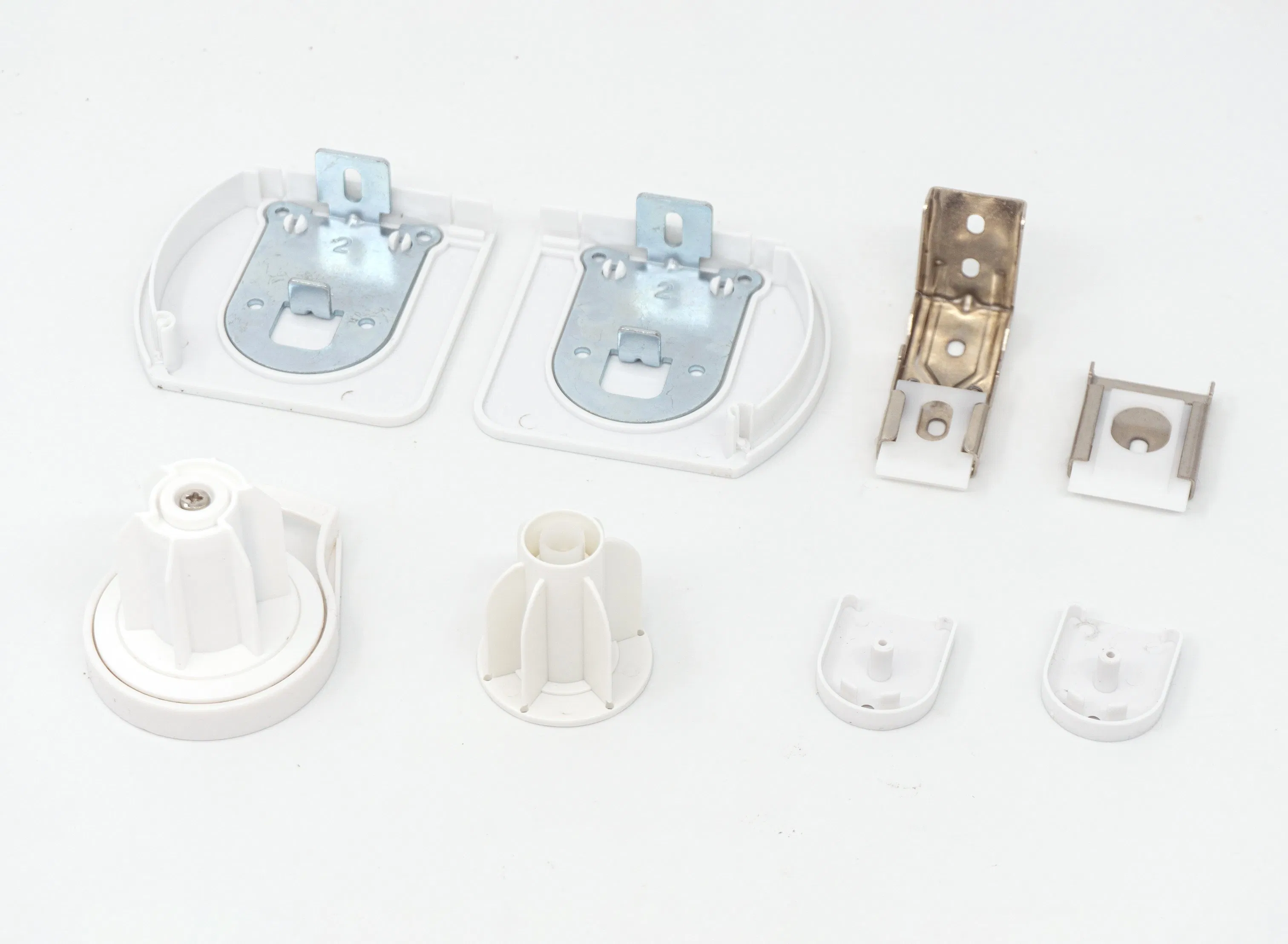 New Design Cassette Zebra Aluminum Track Window Parts Metal Drawing Process Roller Curtain Curtain Poles Tracks Accessories