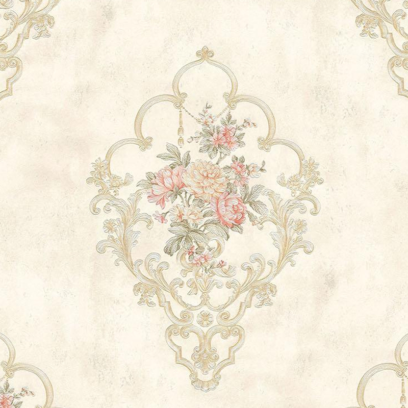 3D Wallpaper Home Decor Damask Floral Pattern Bedroom Living Room Background Wall Wallpaper