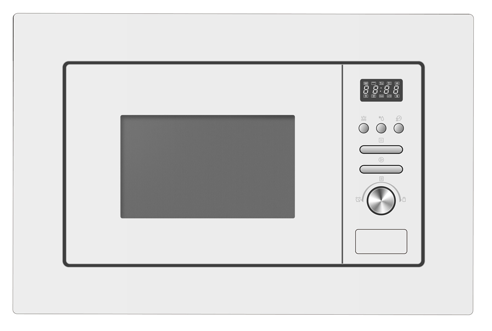 High End 20L Digital Built in Microwave Oven with Stainless Steel Cavity