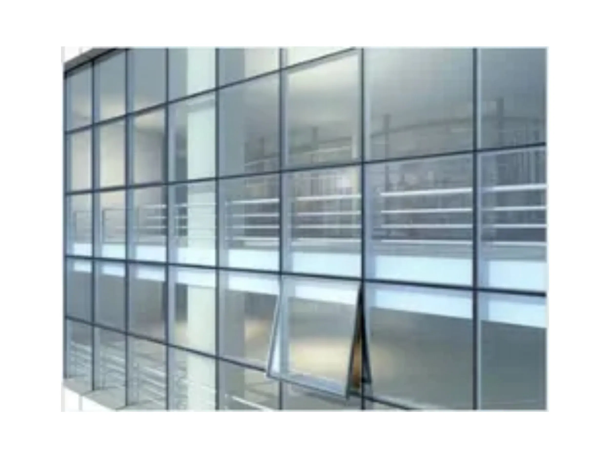 Building External Curtain Wall Metal Aluminum Insulated Lowe Glass Awnings Windows