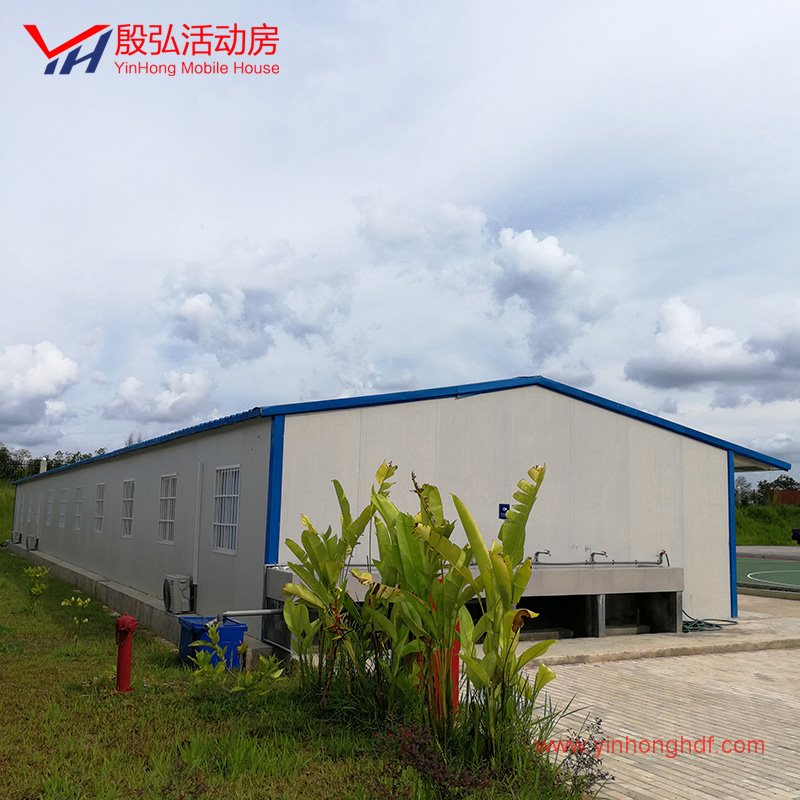 Africa Cheap Cladding Prefab Steel Structure Factory Caravan Prefab House
