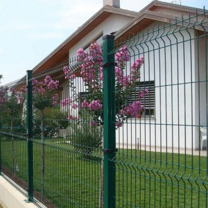 1.7m V Mesh Fencing/Decorative Wire Fence Panels/3D Wire Fence/Welded Wire Fence/ Galvanized Wire Fence