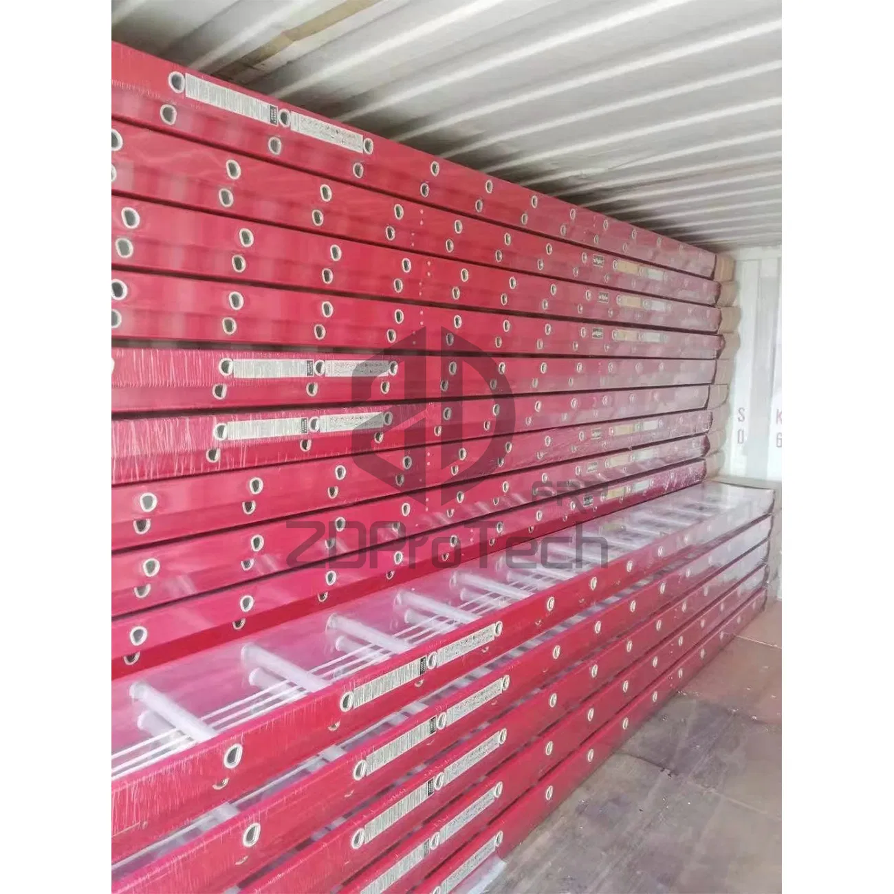 4-16FT Aluminum Step Fiber Glass Step Extension Ladder with Extension Fiberglass