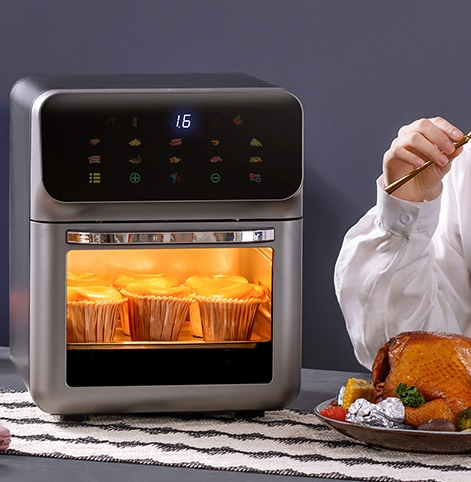 10L Smart LED Touch Screen Air Fryer for Healthy Cooking