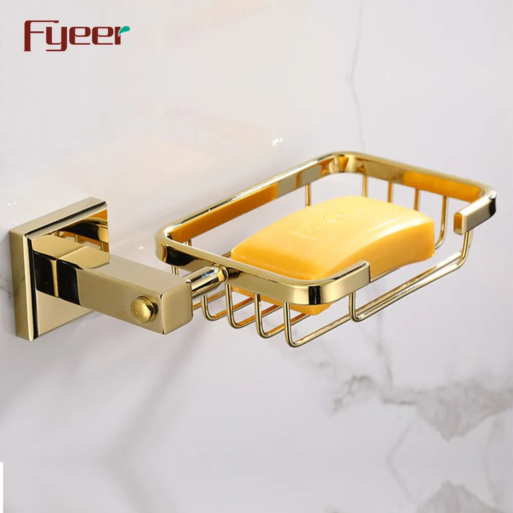 Мыльница Fyeer Golden Brass, настенная