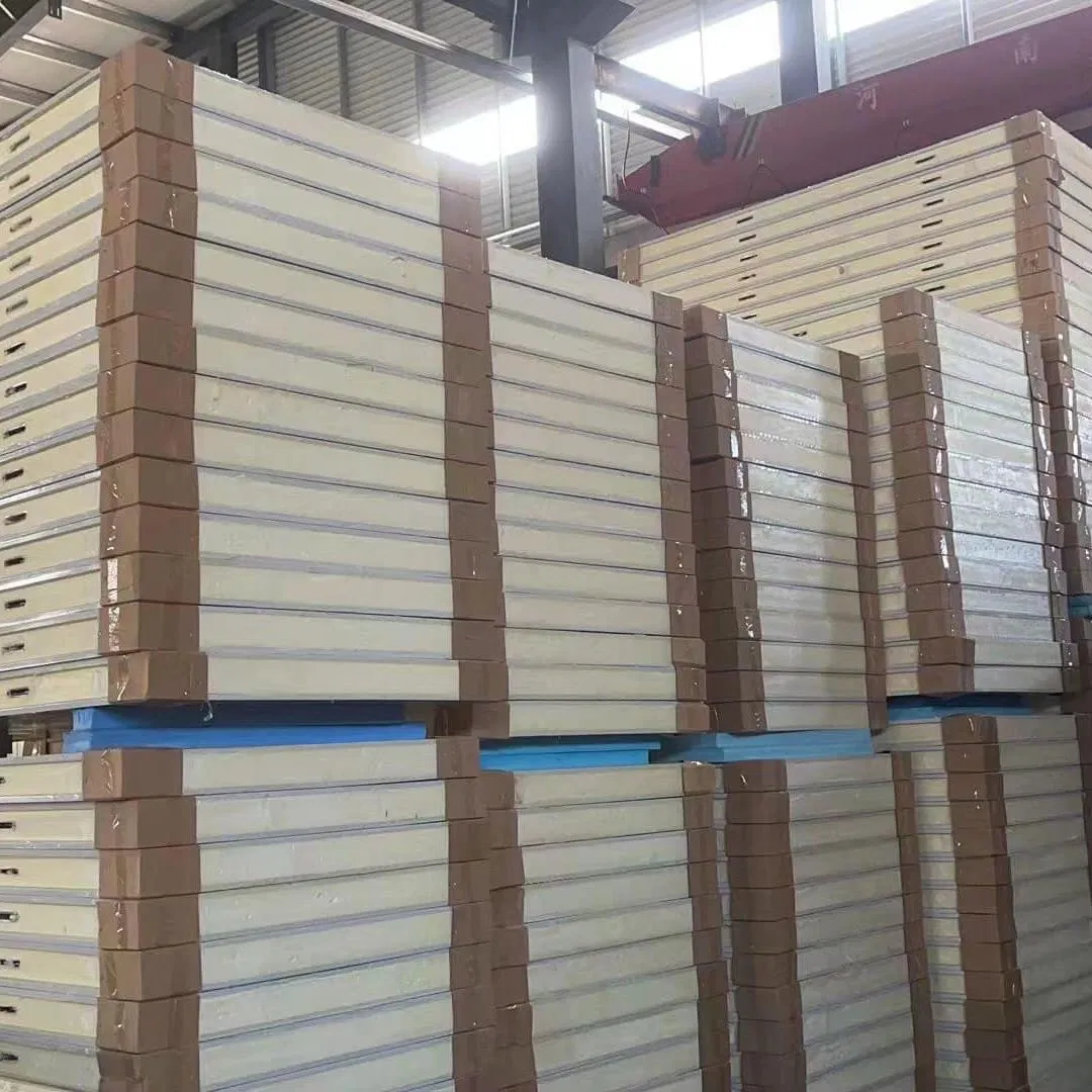 50mm/ 75mm/ 100mm/ 120mm PU/ EPS / Rockwool Sandwich Panel for Cold Room/Prefab House