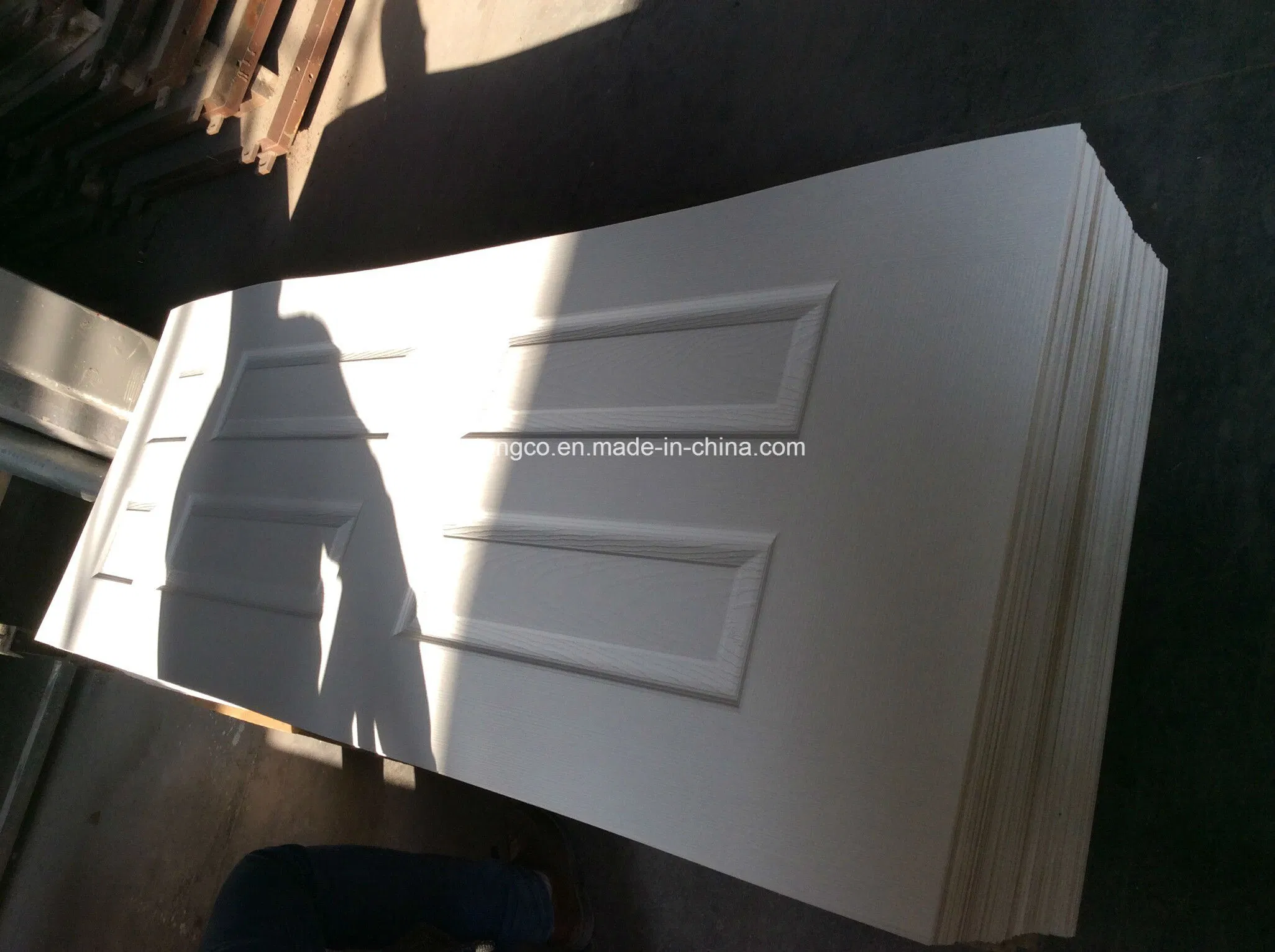 3mm 4mm 6panel White Primer HDF MDF Molded Door Skin Panel Wooden Door