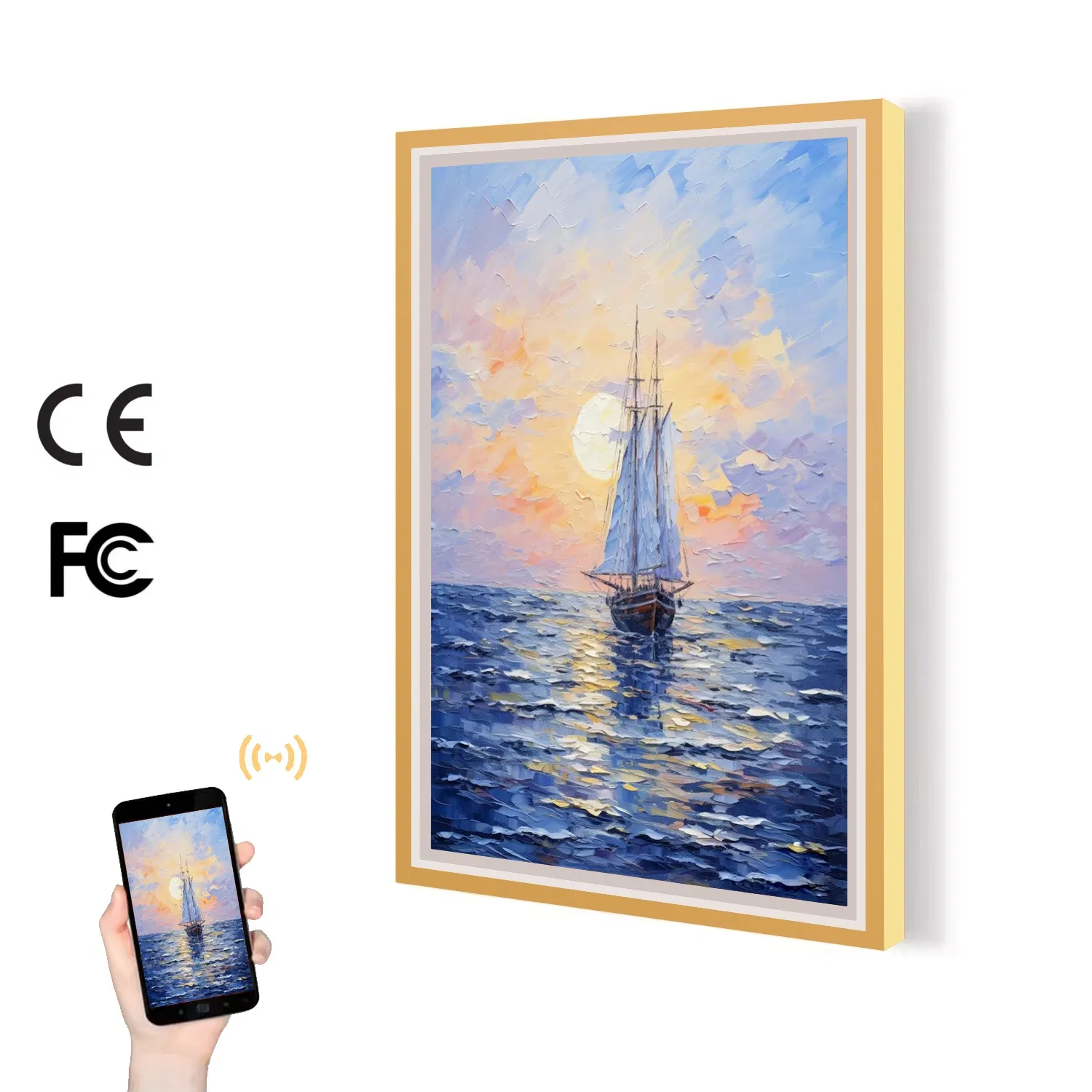 55 Inch Stylish Digital LCD Display for Interactive Video Walls