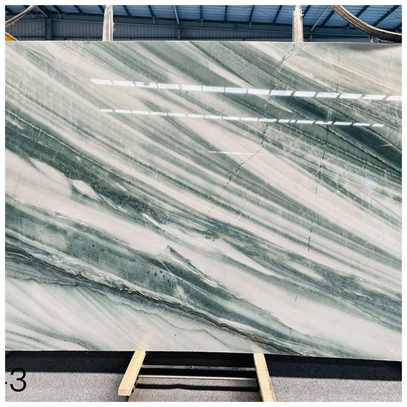Brazilian Exotic Green Polaris Quartzite Slabs for Tiles and Countertops