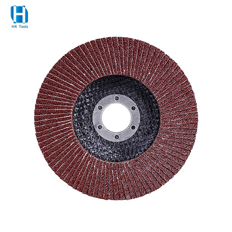 High Quality 125mm P120 Aluminium Oxide Flap Disc Abrasive Tools for Metal Polishing and Grinding Angle Grinder