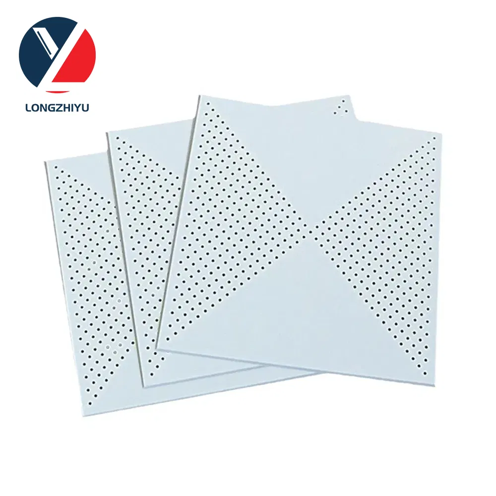 Metal Ceiling Decoration Mesh Perforated Designs Metal 2X2 Pop Modern Aluminium Strech Guesset Ceilings Aluminum Clip in Ceiling
