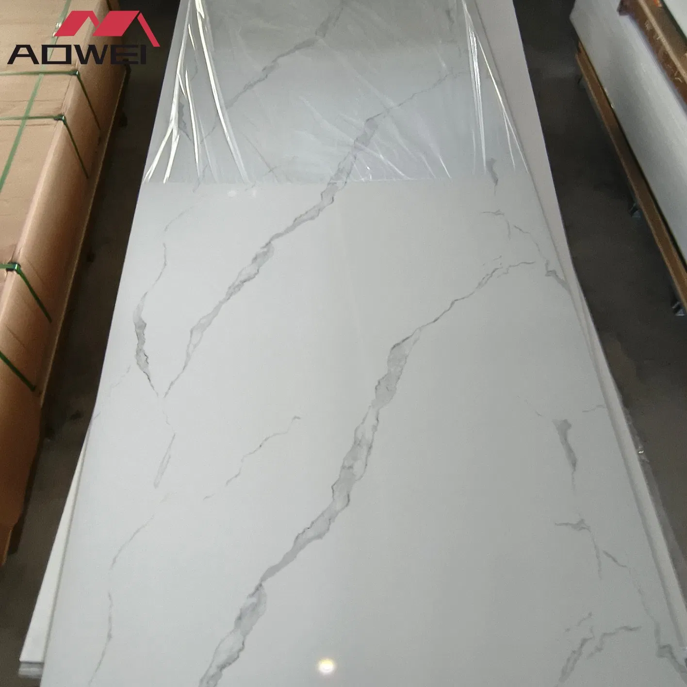 High Quality 1220*2800*3mm PVC WPC Marble Sheet Wall Panel for Indoor Decoration-Materials