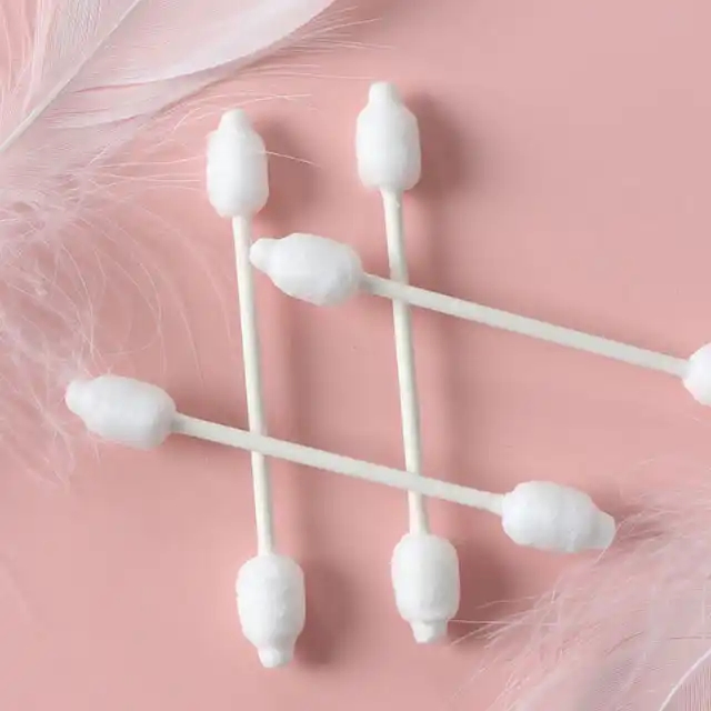 Customized Thick Thin Cotton Swabs with Wood Stick Bud