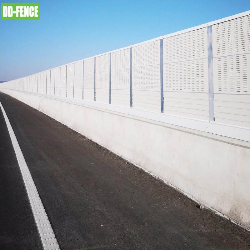 Portable Noise Reduction Acoustic Sound Barrier Construction Site Noise Barrier Highway Precast Concrete Noise Barrier Fence