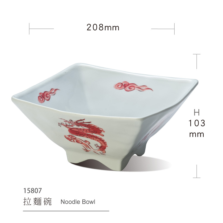 Special Noodle Bowl Custom Bowl Dragon Bowl Square Noodle Bowl Round Noodle Bowl
