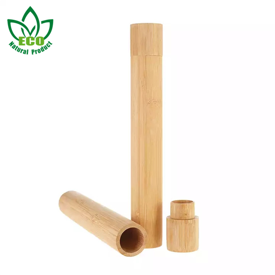 Packaging Logo CE Organic Charcoal Home Travel Bamboo Toothbrush with Toothbrush Case