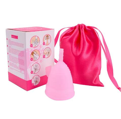 Wholesale Custom Reusable Medical Silicone Menstrual Cup for Female Hygienic Aid