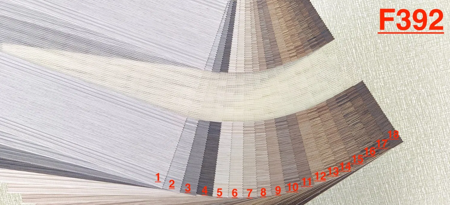 High-Quality Line Double Blackout Roller Blinds Zebra Blinds Fabric