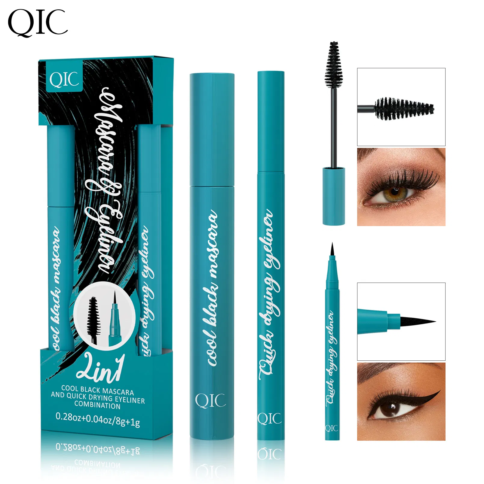 Makeup Waterproof Mascara Private Label Mascara 4D Mascara Eyeliner Set